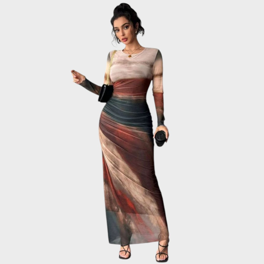 Amélia | Maxi dress with long sleeves