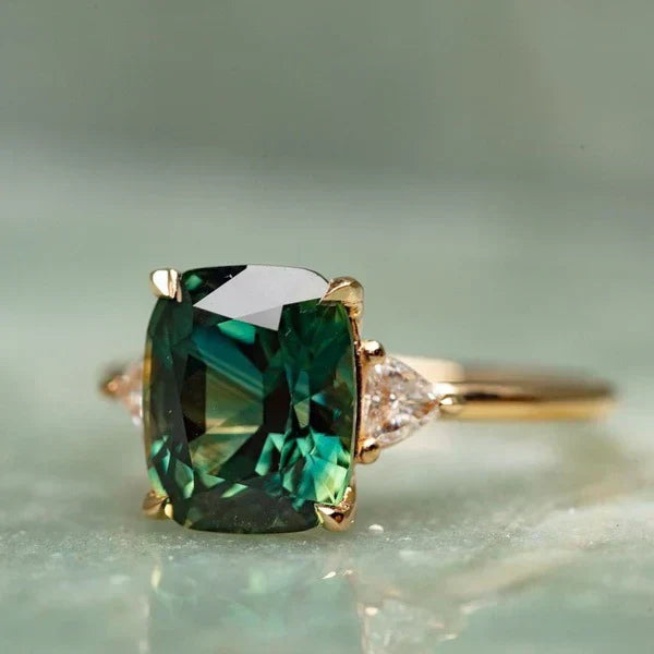 Gold Ring with Vintage Inspired Stone