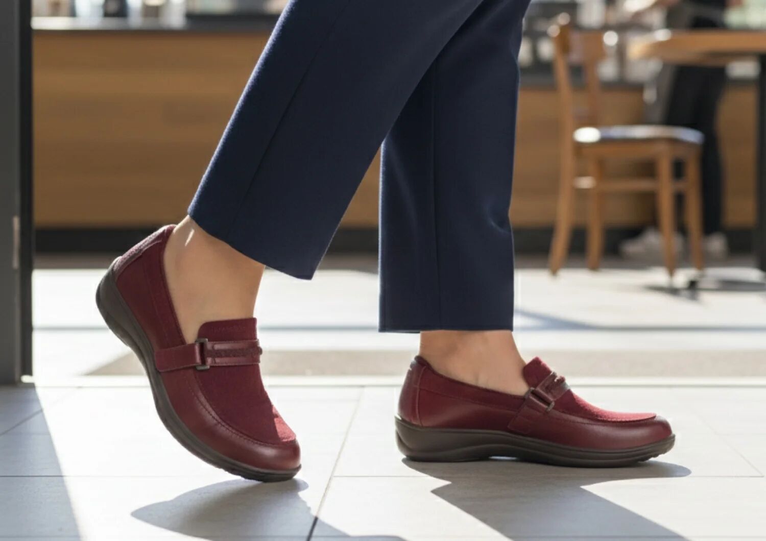 Chelsea | Deep Red Ankle Boots