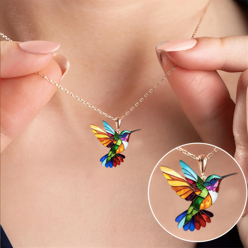REET | Hummingbird Earrings & Necklace