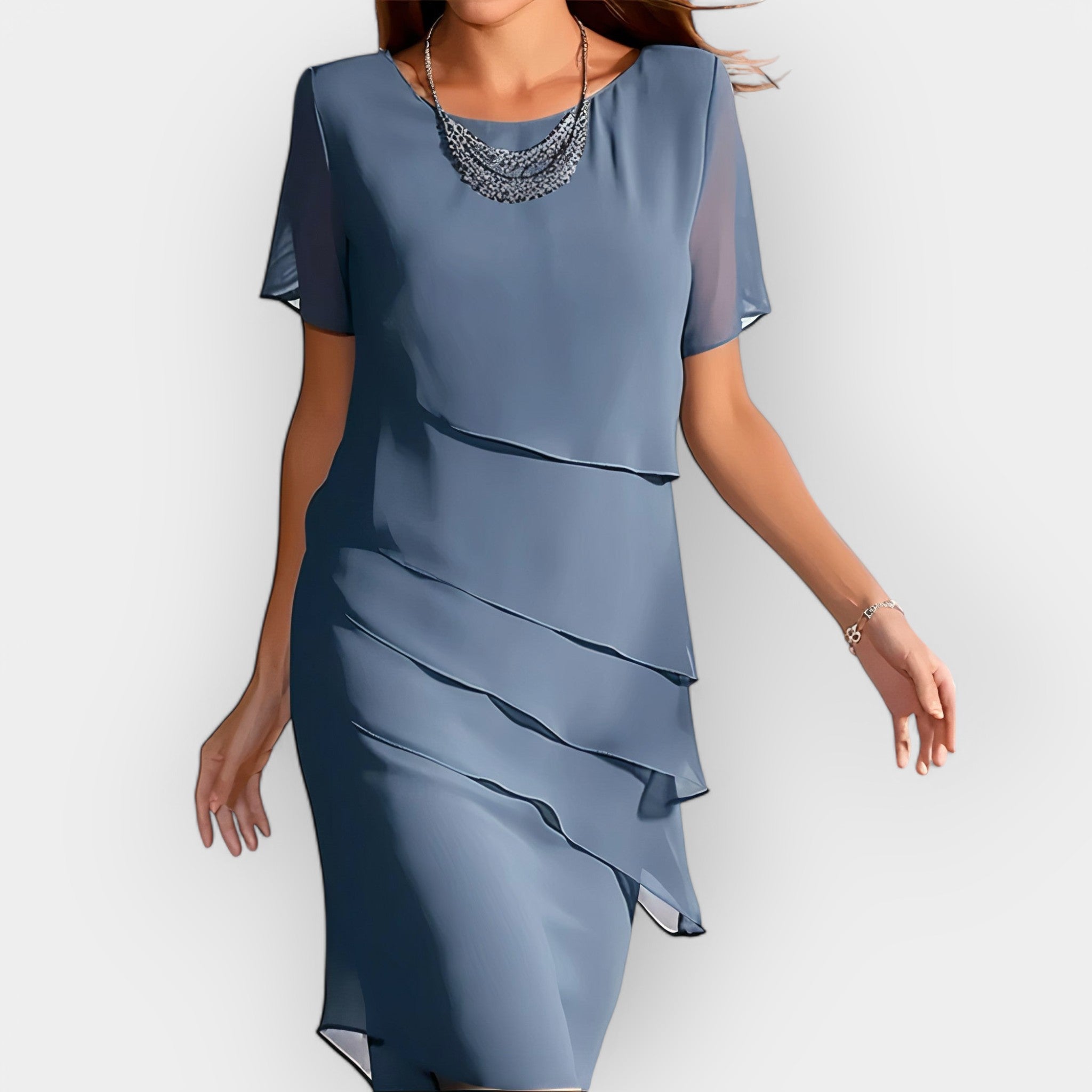 Brielle | Elegant Chiffon Dress