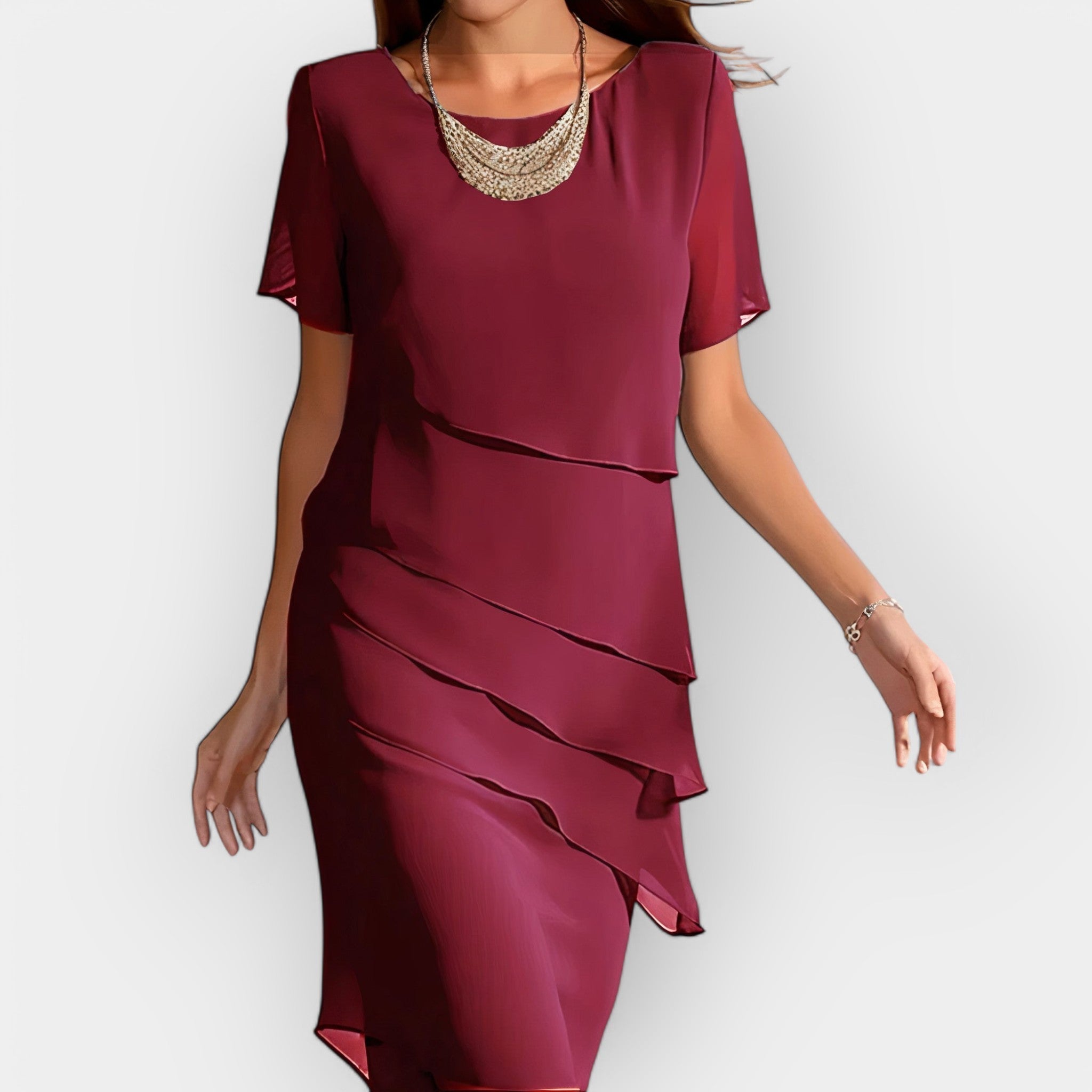 Brielle | Elegant Chiffon Dress