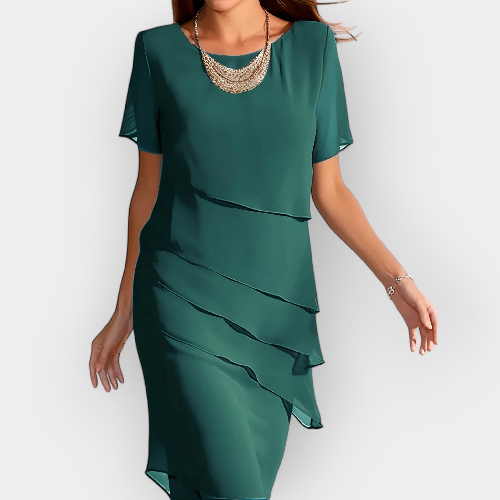 Brielle | Elegant Chiffon Dress