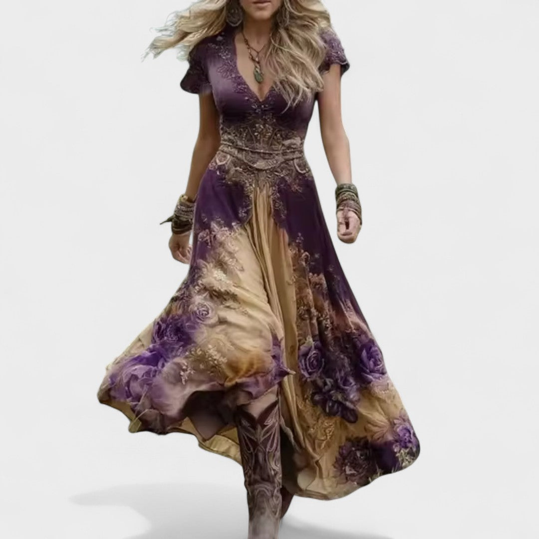 Celeste | Flowing, body-hugging dress