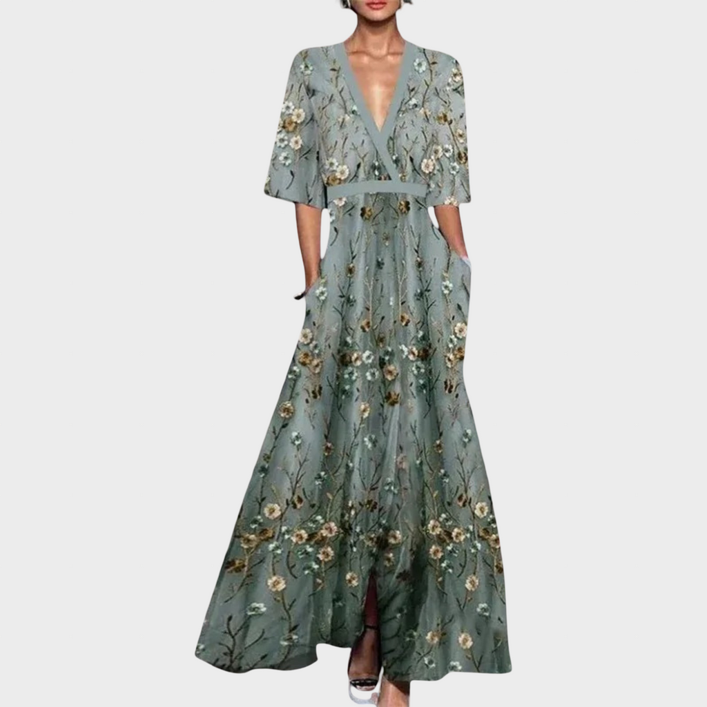 Roos | Classic Floral Dress