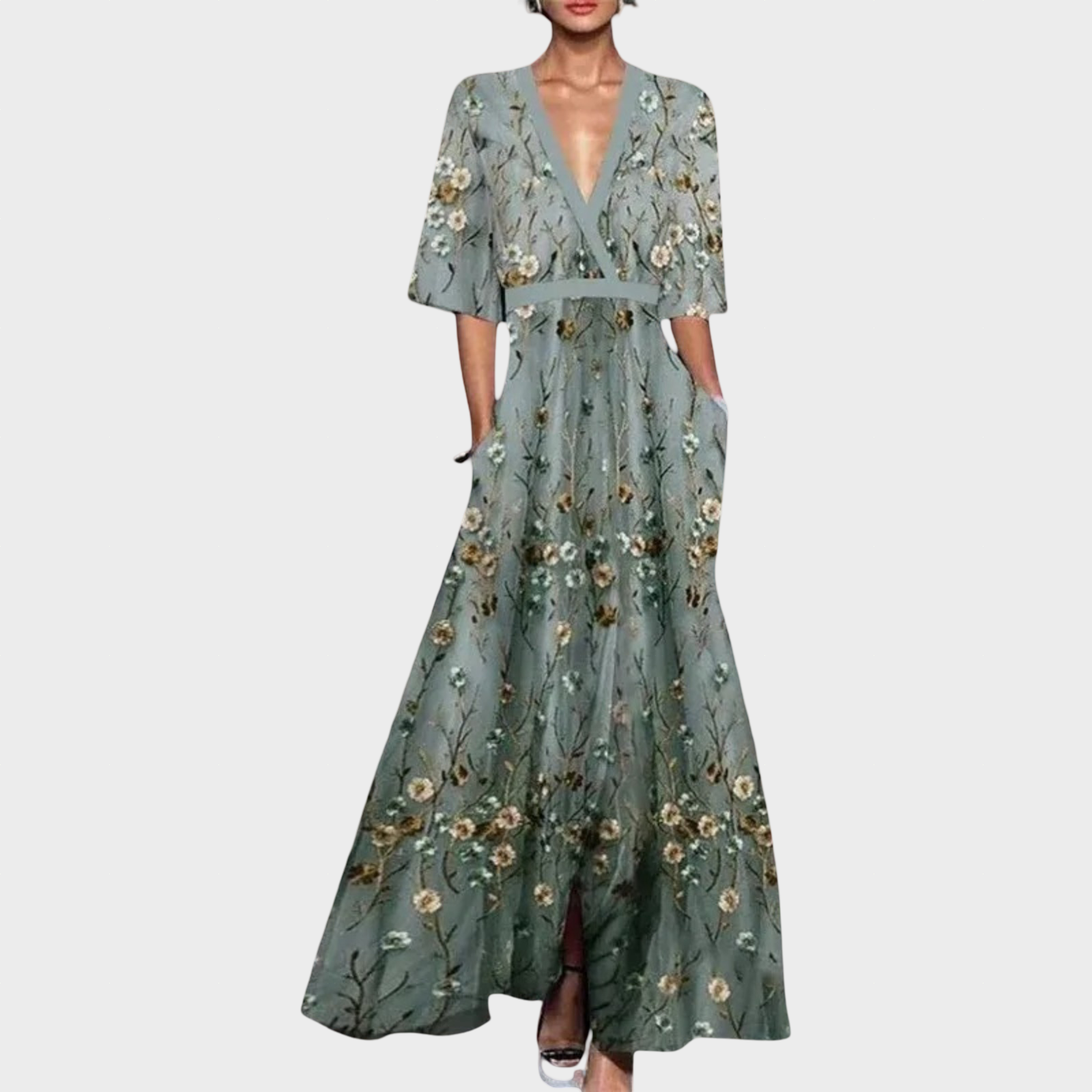 Roos | Classic Floral Dress