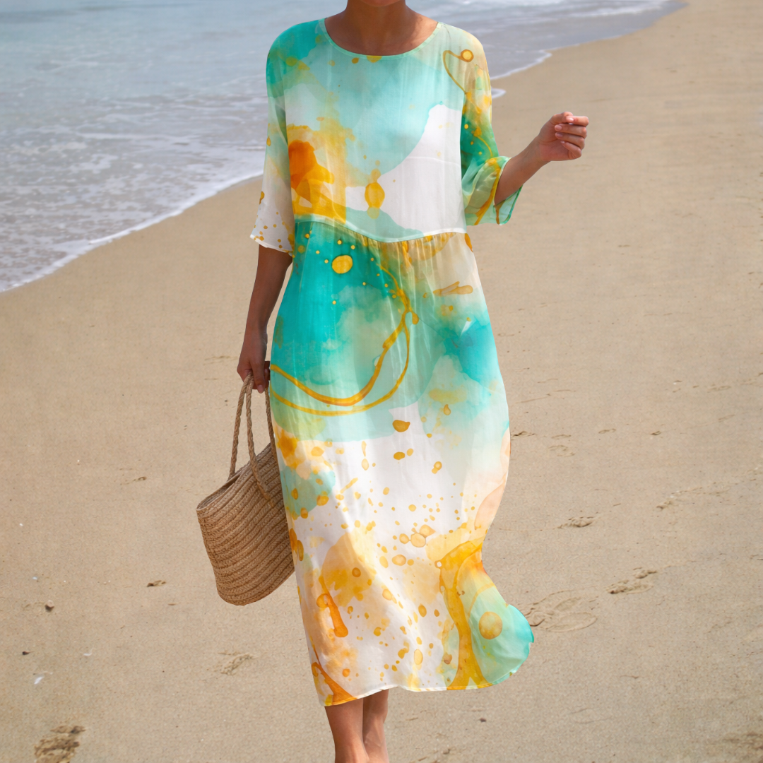 Flowing, chic, and comfortable dress