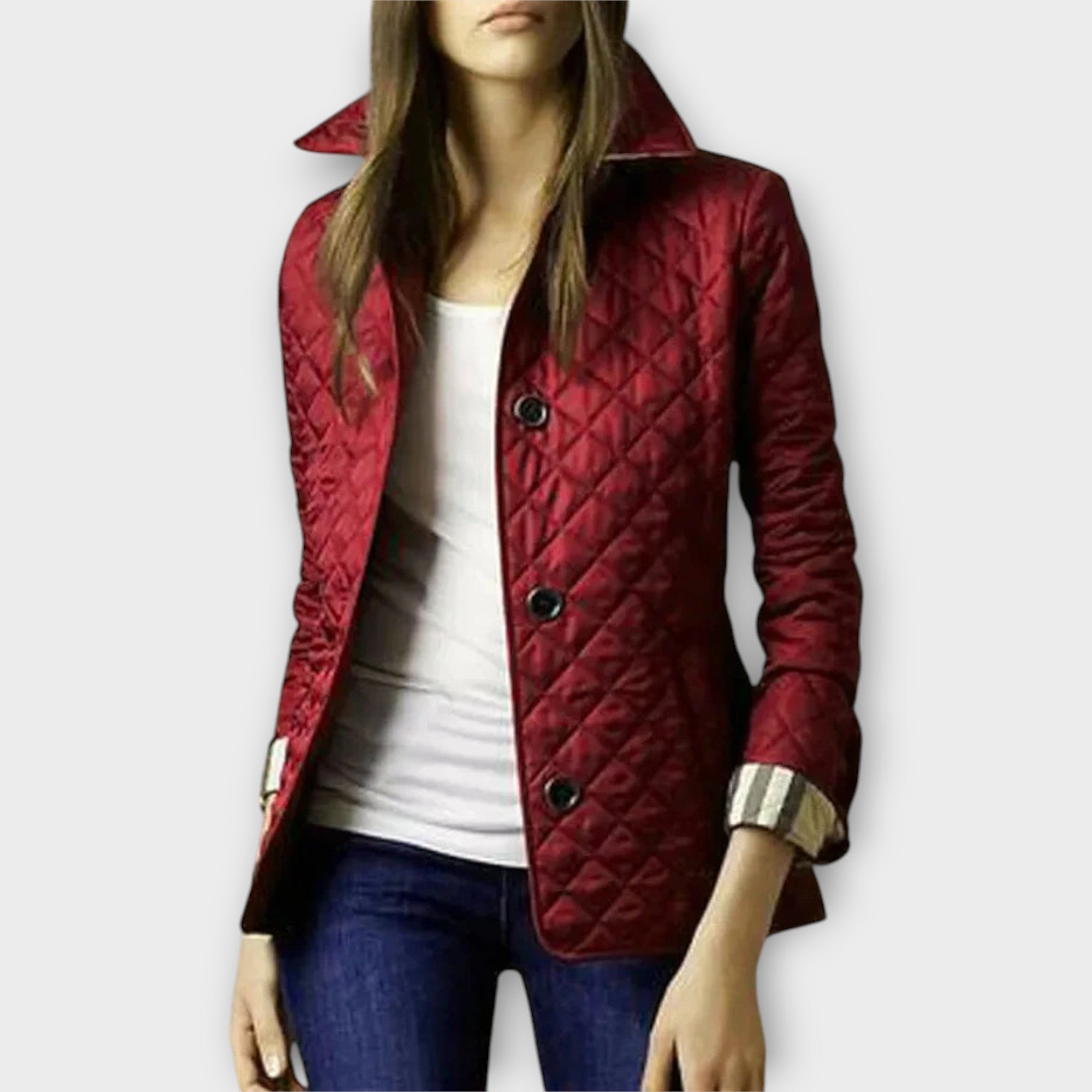 Katrin | Quilted Jacket with Elegant Lines