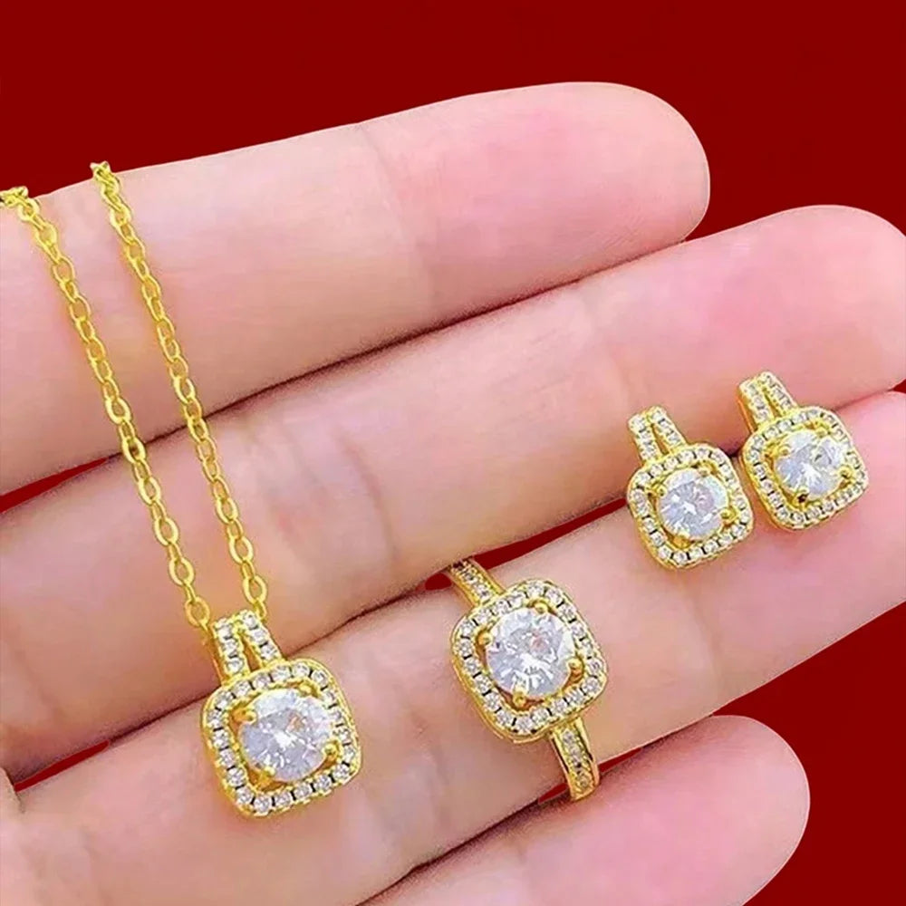 Luxury Cube Jewellery Set