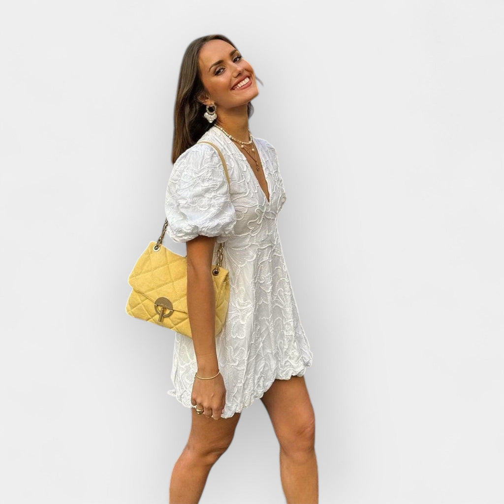 Elisa | Airy White Dress