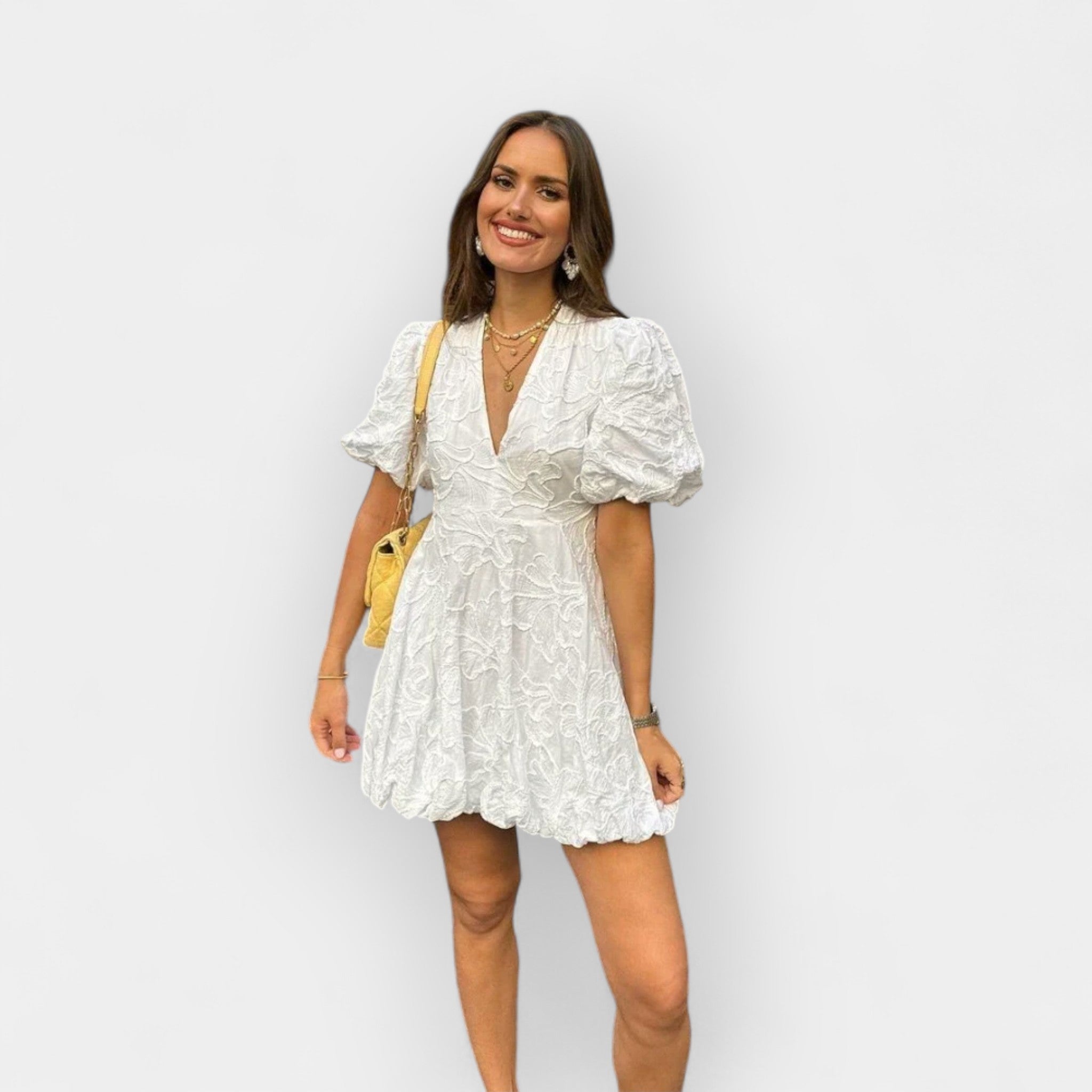 Elisa | Airy White Dress