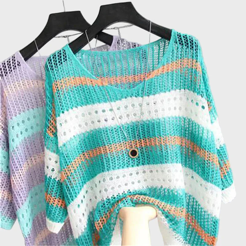 Pirjo | Lightweight Knitted Top with Openings
