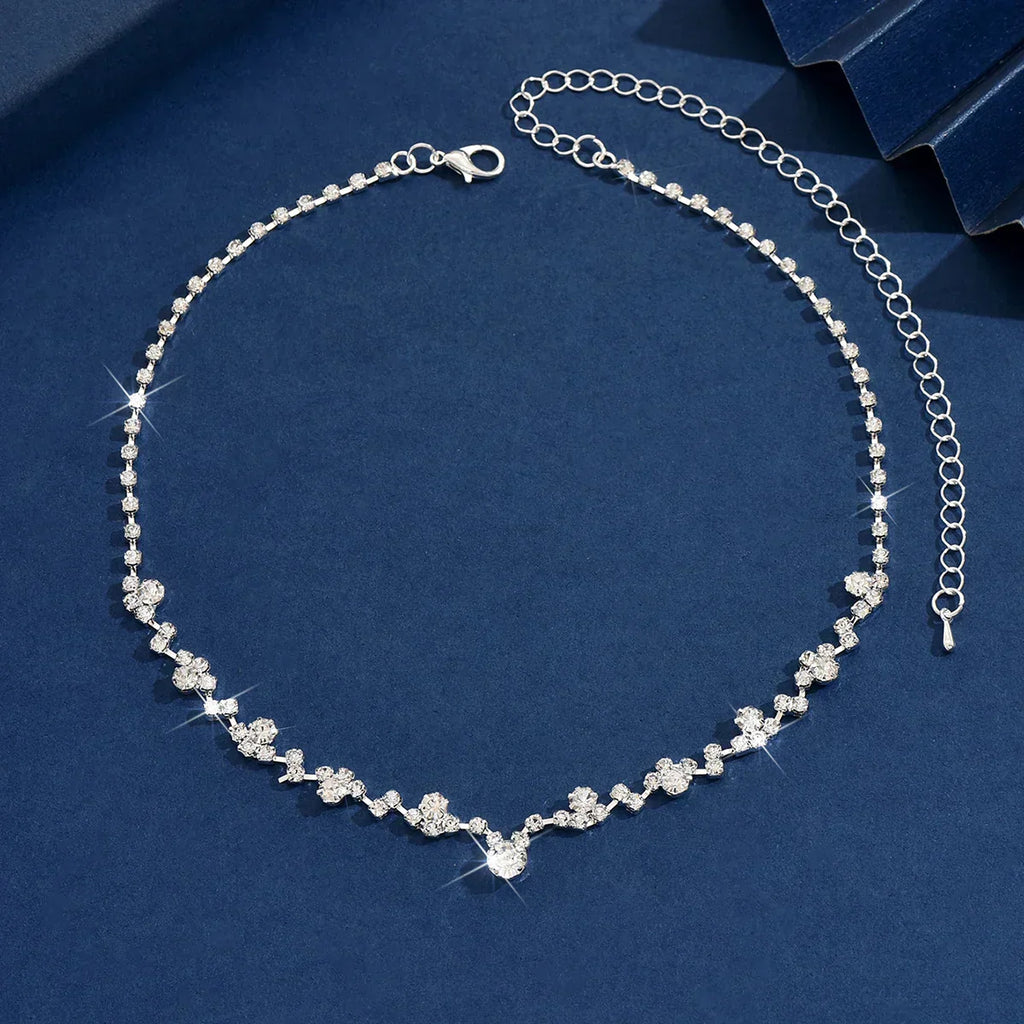 Elegant Wedding Necklace with Diamonds