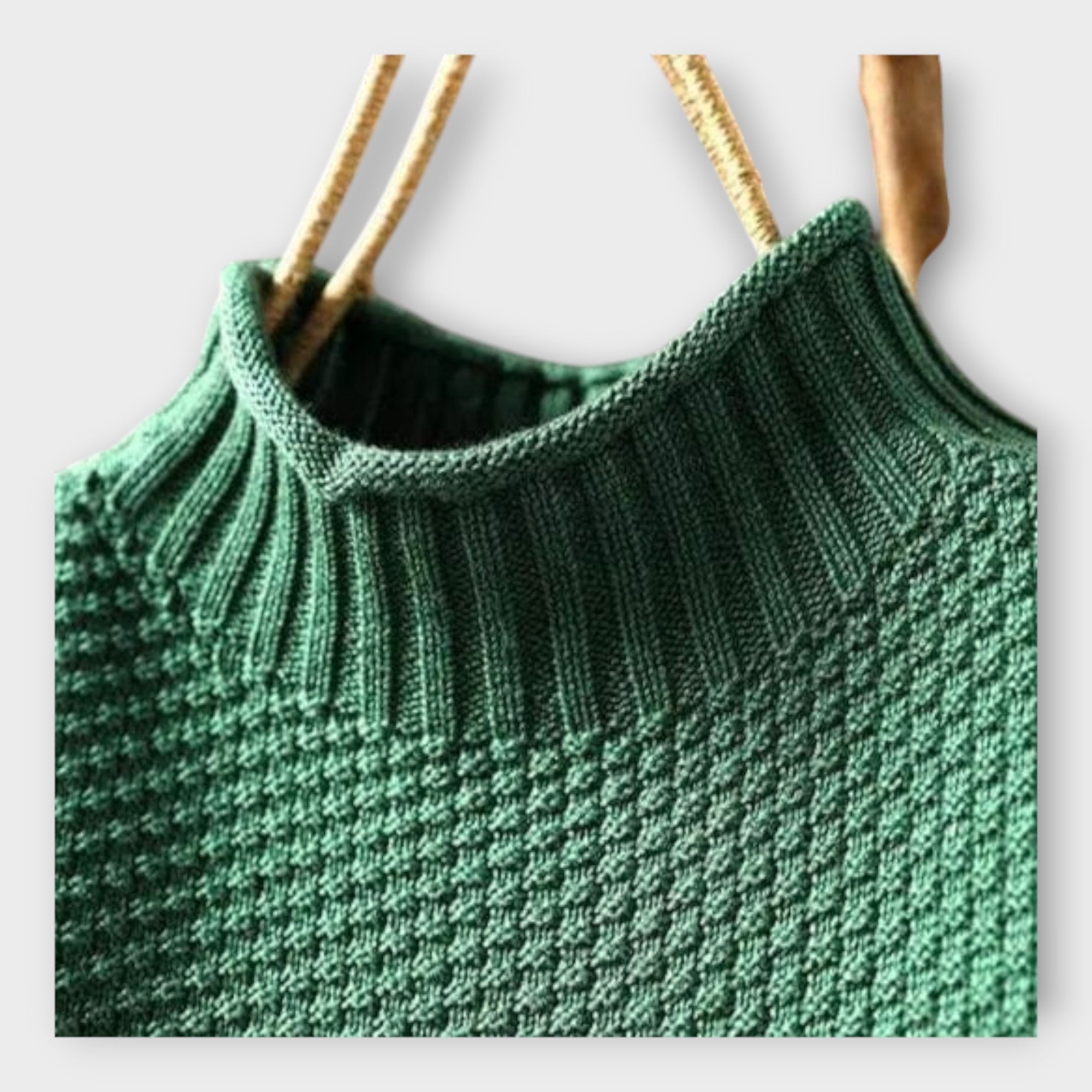 Kerli | Knitted Sweater with High Collar