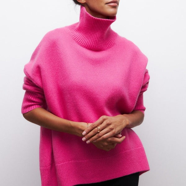 Katrielle | Comfortable High Neck Jumper