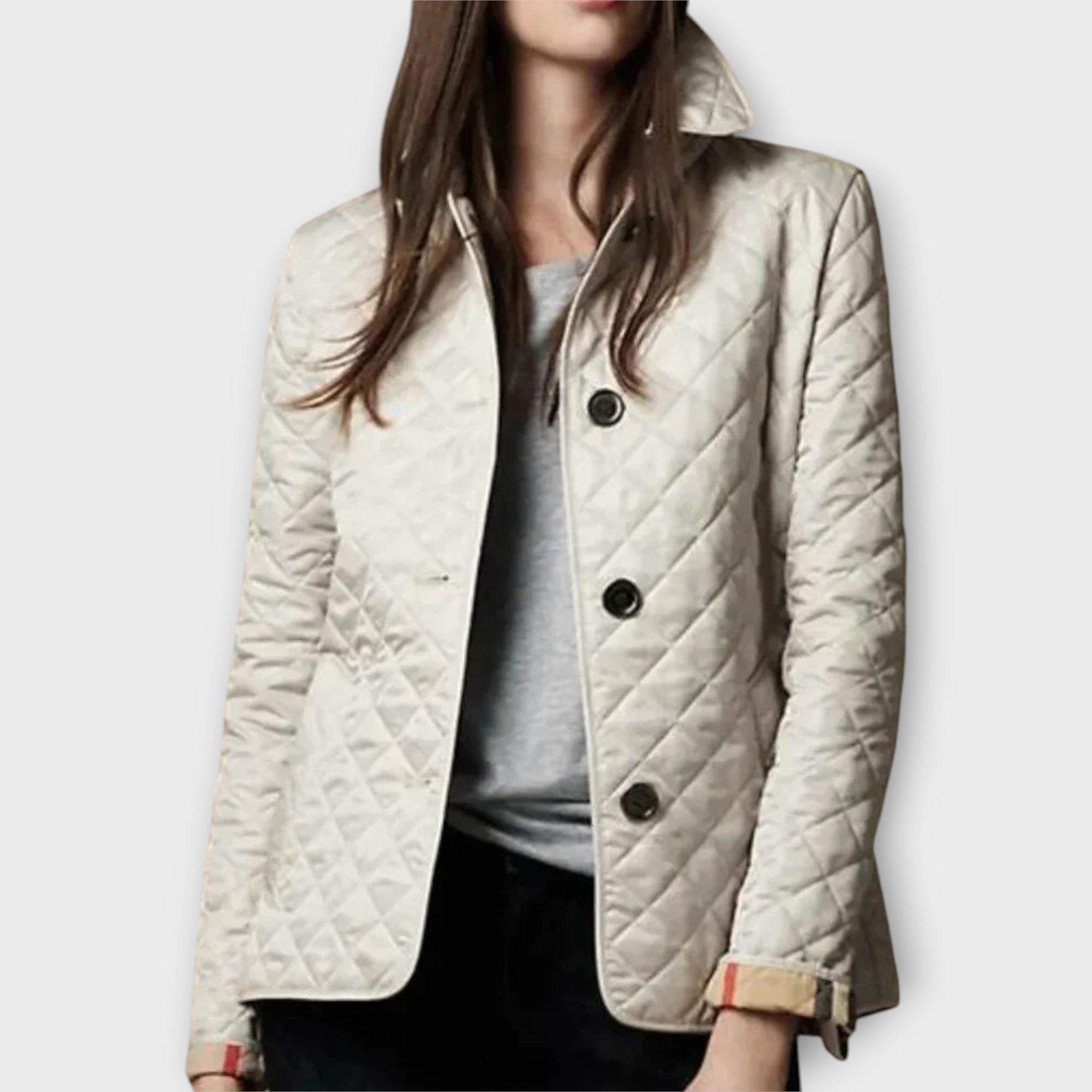 Katrin | Quilted Jacket with Elegant Lines