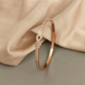 Infinity Rigid Bracelet with Exclusive Crystals