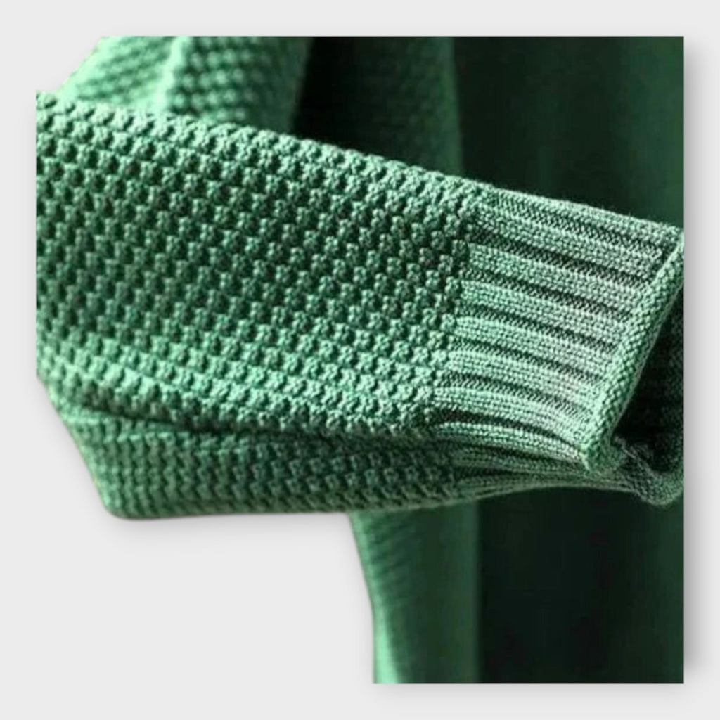 Kerli | Knitted Sweater with High Collar
