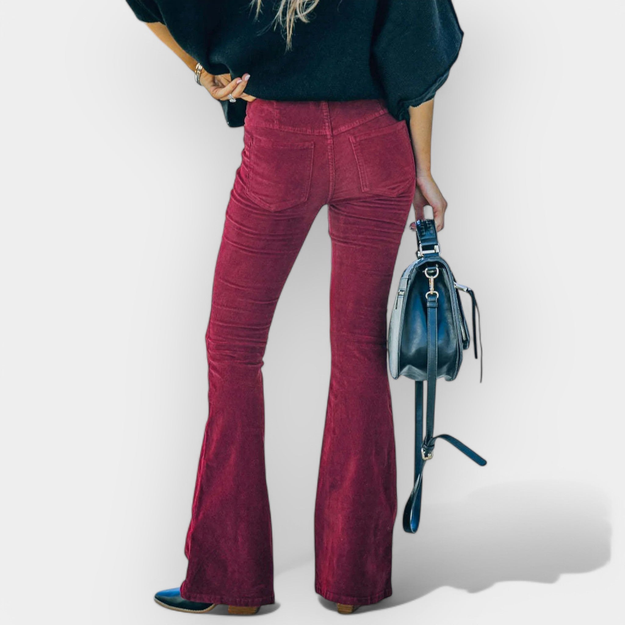 Amélie | High-Waisted Bell-Bottom Trousers