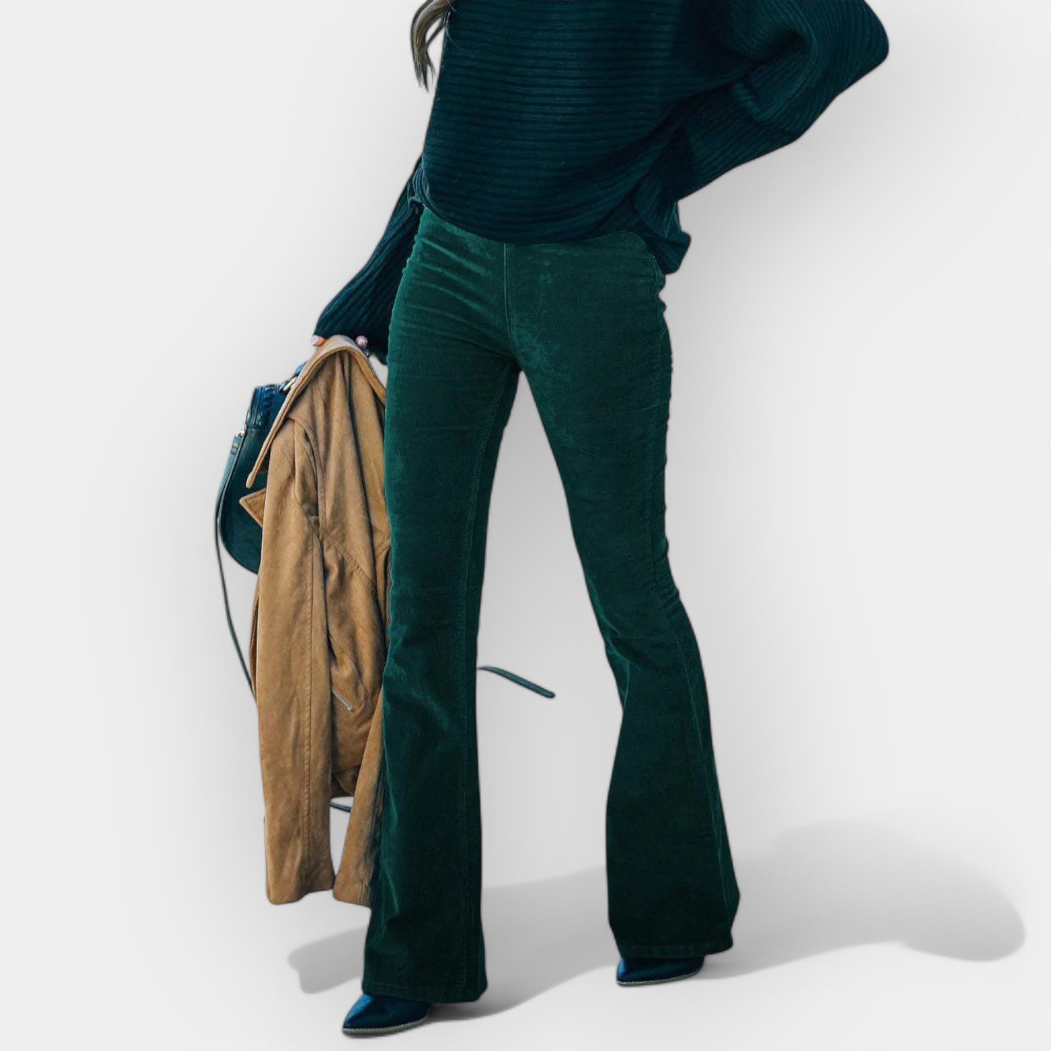 Amélie | High-Waisted Bell-Bottom Trousers
