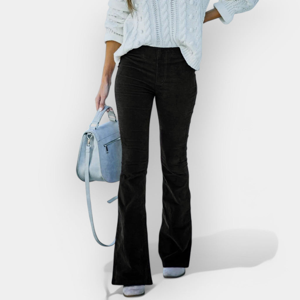 Amélie | High-Waisted Bell-Bottom Trousers