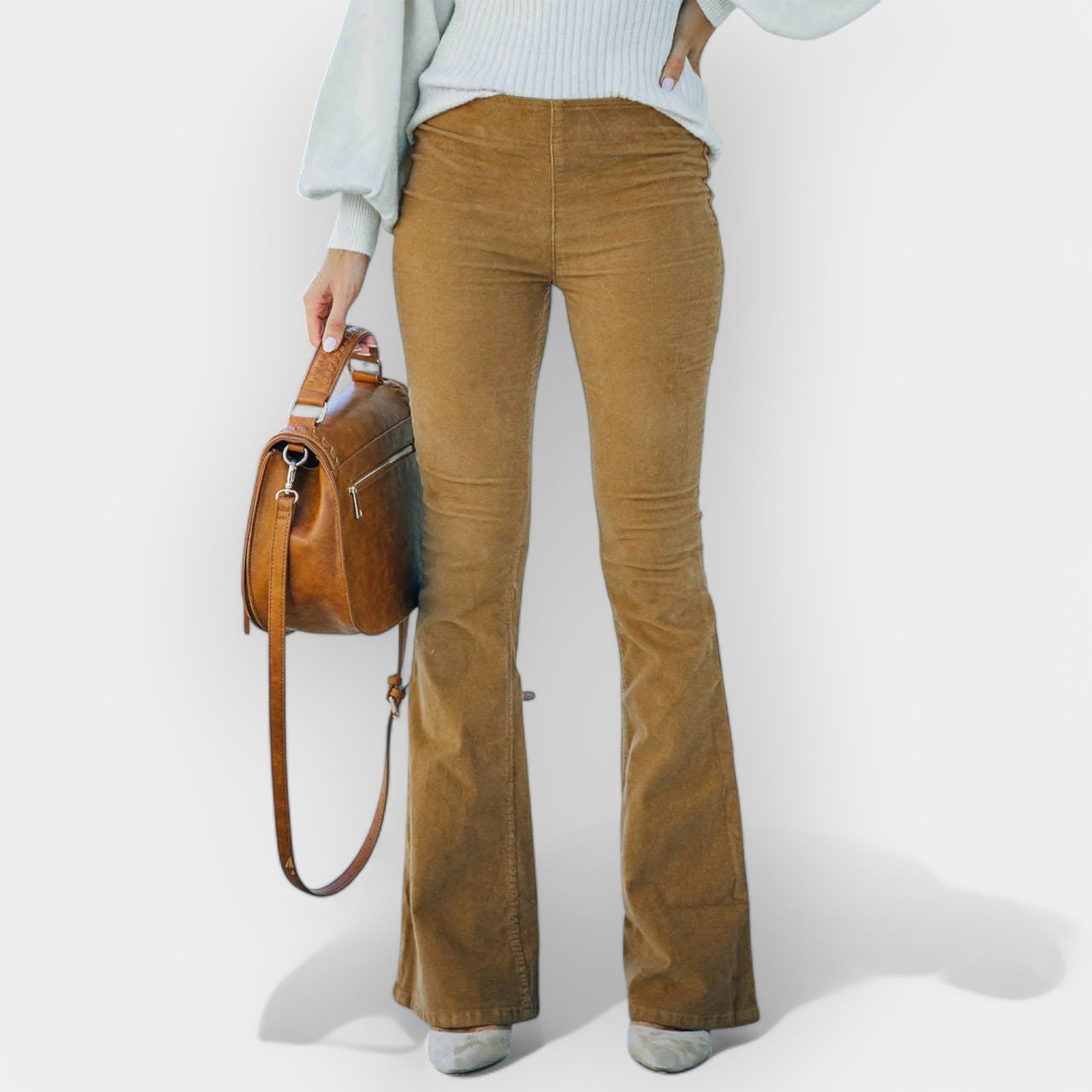 Amélie | High-Waisted Bell-Bottom Trousers
