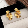 Silver and 18K Gold Flower Earrings