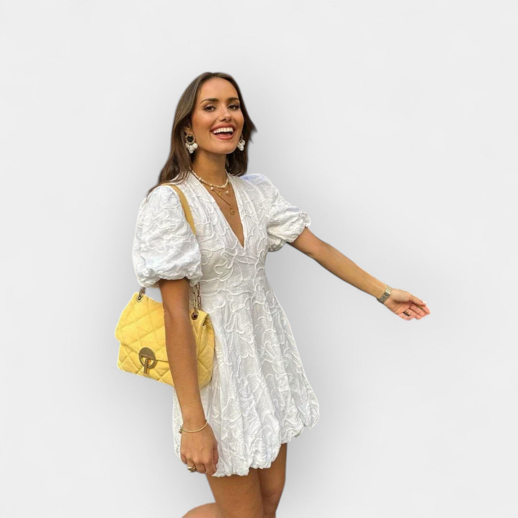 Elisa | Airy White Dress