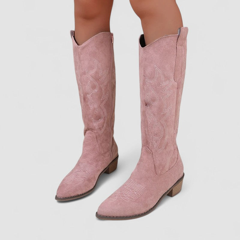 Firza | Knee-High Western Boots