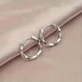 Minimal Geometric Drop Earrings