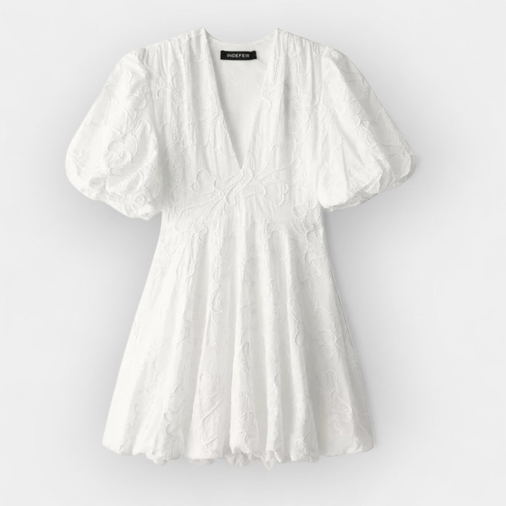 Elisa | Airy White Dress