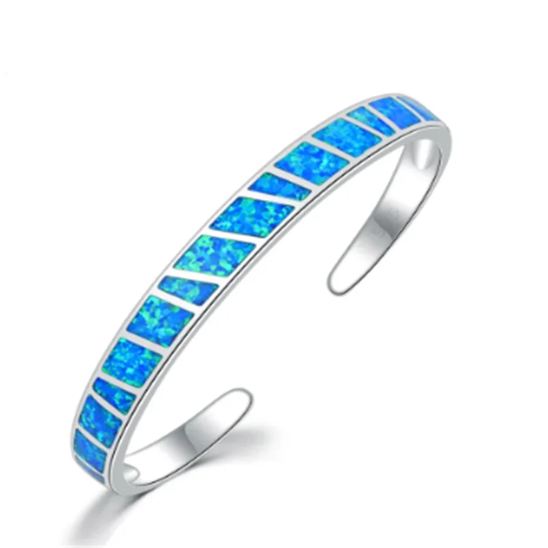 Adjustable Blue Fire Opal Bracelet