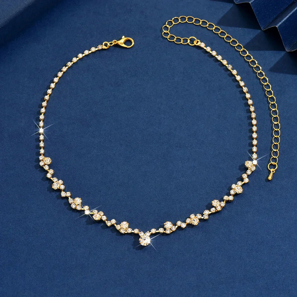 Elegant Wedding Necklace with Diamonds