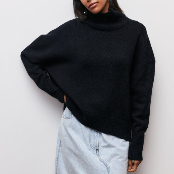 Katrielle | Comfortable High Neck Jumper