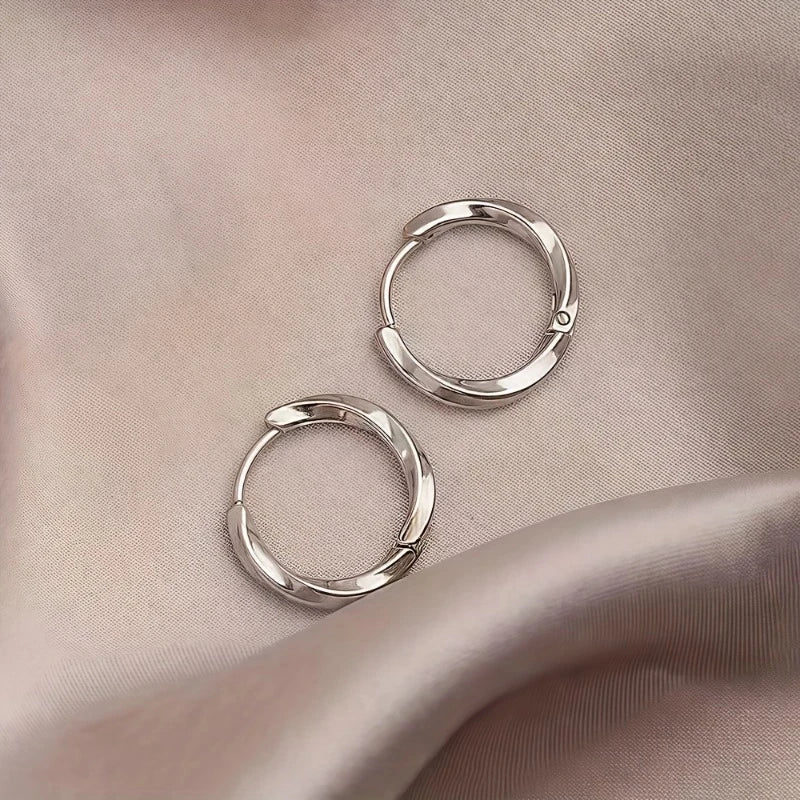 Minimal Geometric Drop Earrings