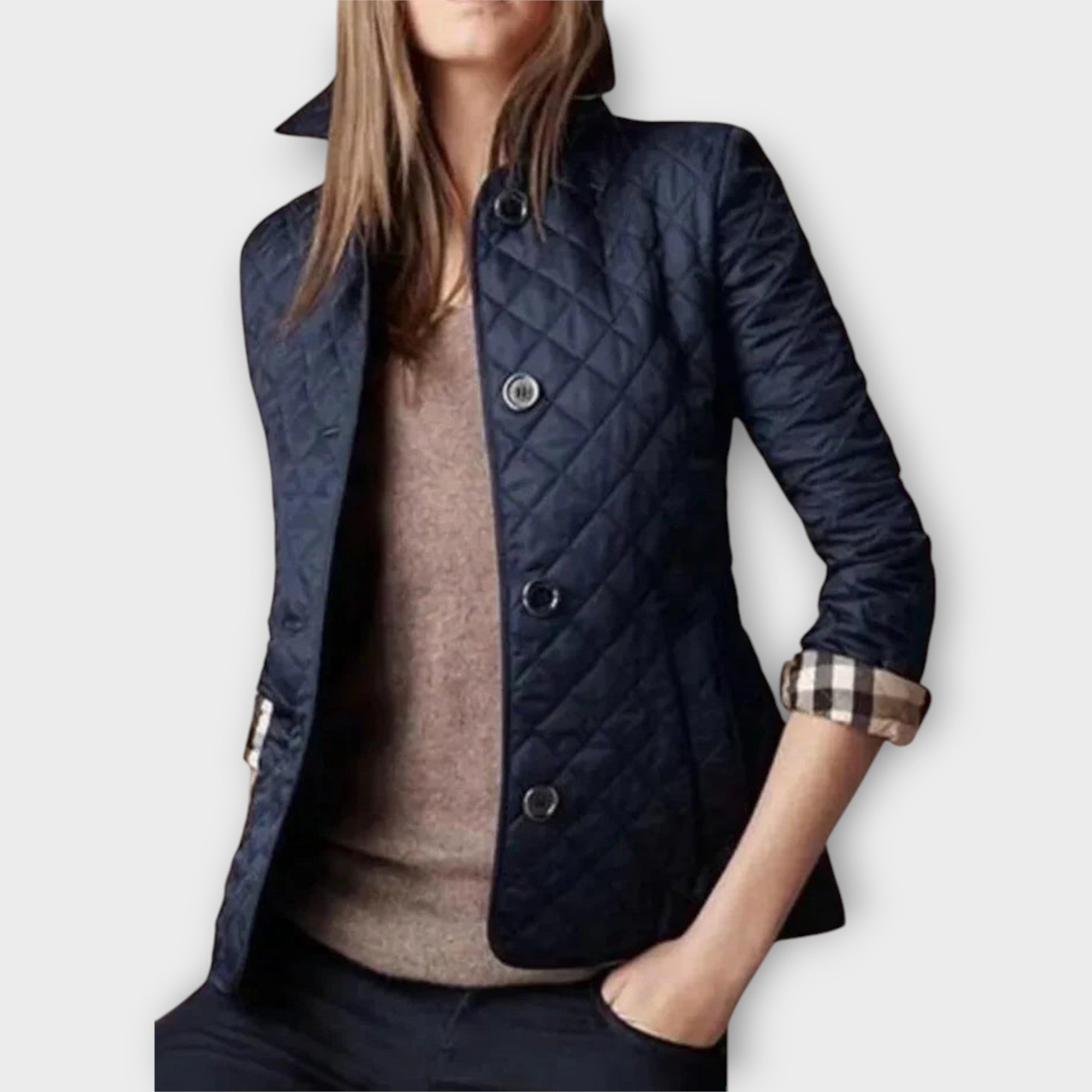 Katrin | Quilted Jacket with Elegant Lines