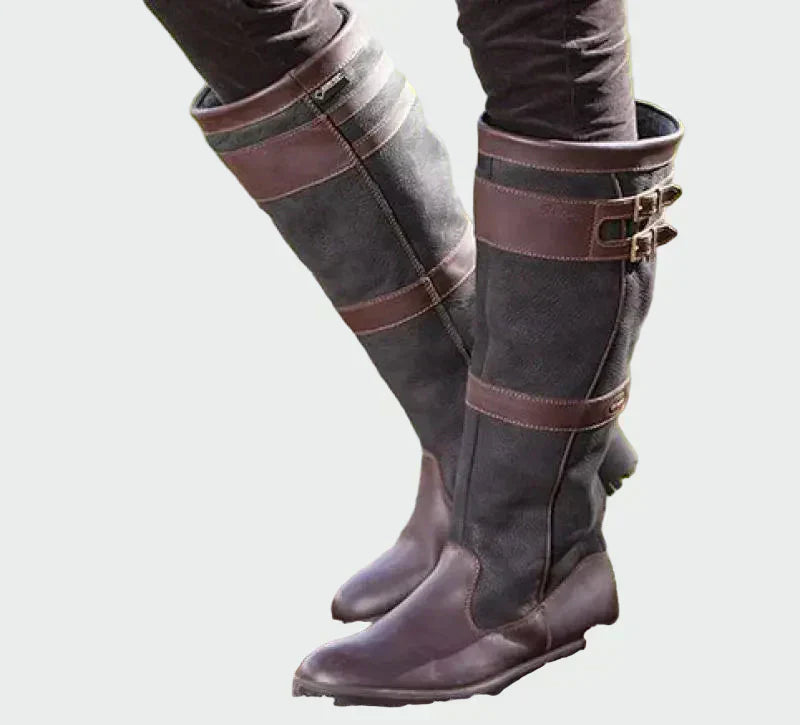 Aria | Retro leather boots for everyday style