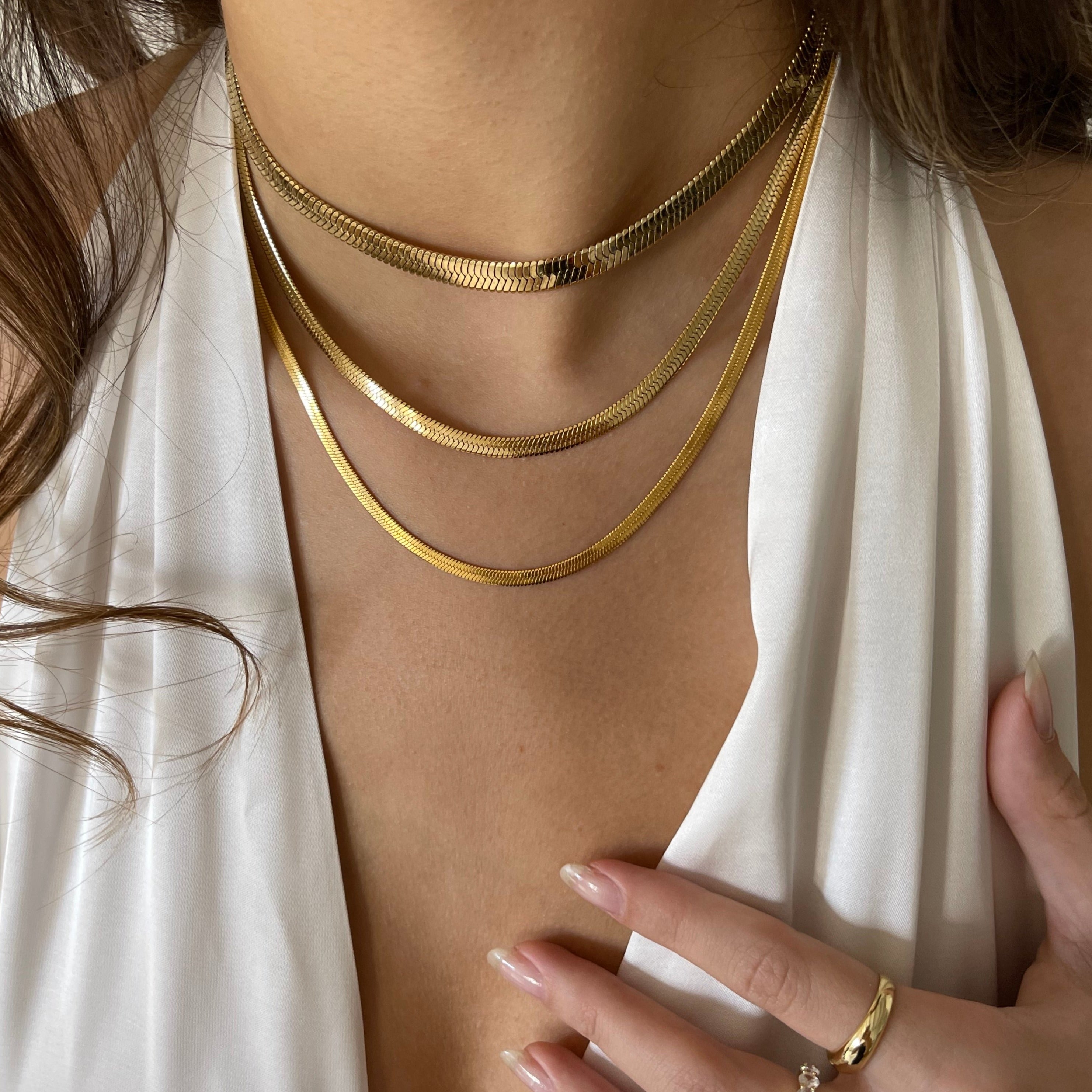 Shimmering Snake Necklace