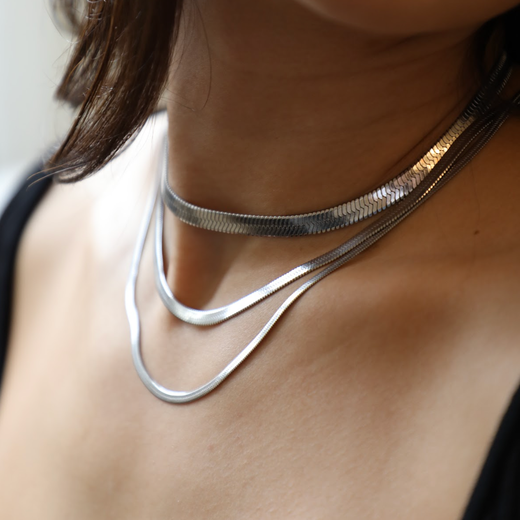 Shimmering Snake Necklace