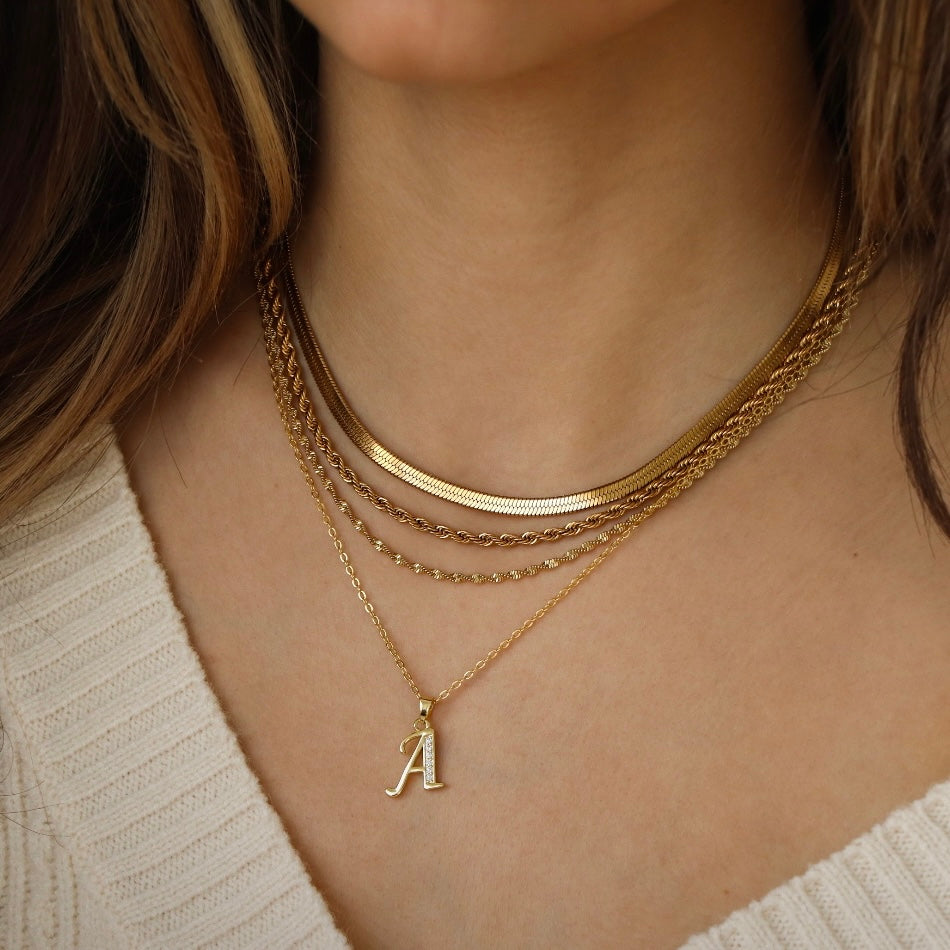 Shimmering Snake Necklace