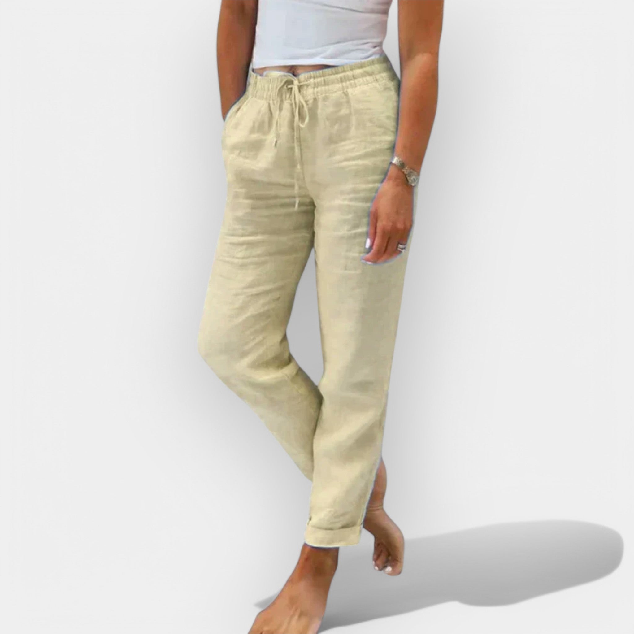 Diana | Airy Linen Summer Trousers