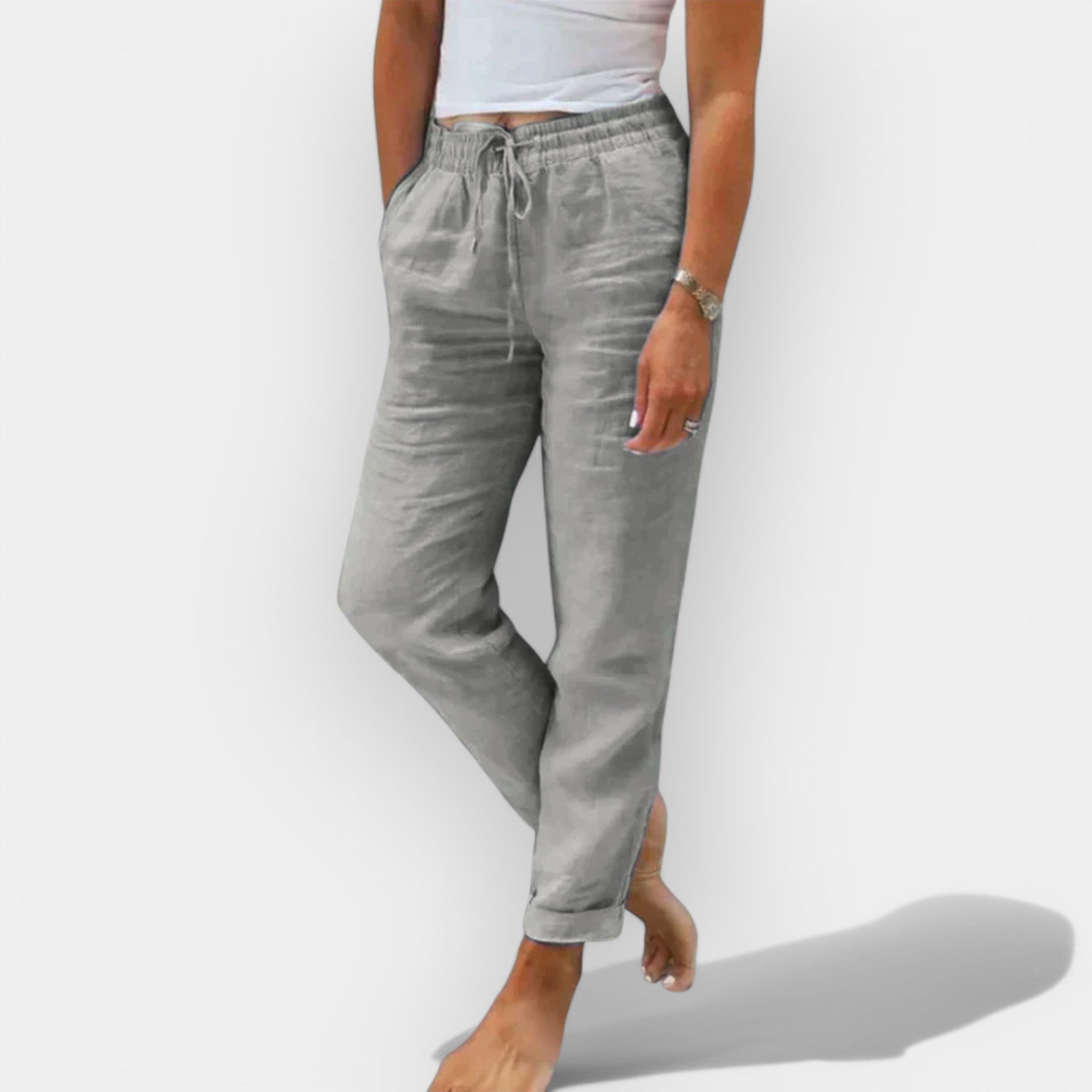 Diana | Airy Linen Summer Trousers