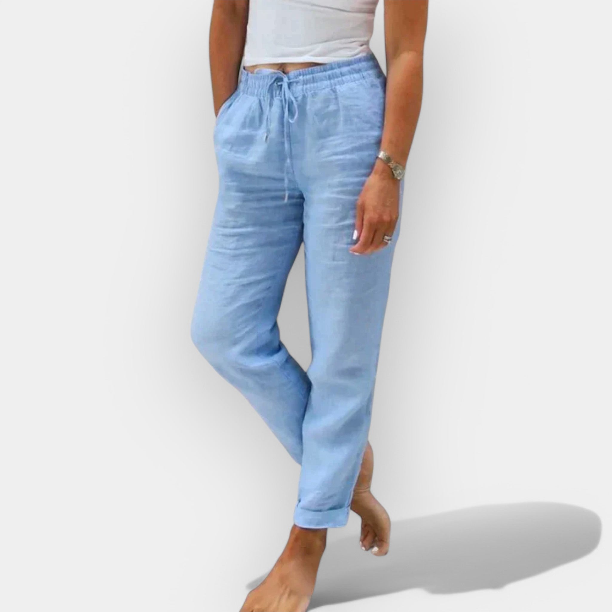 Diana | Airy Linen Summer Trousers