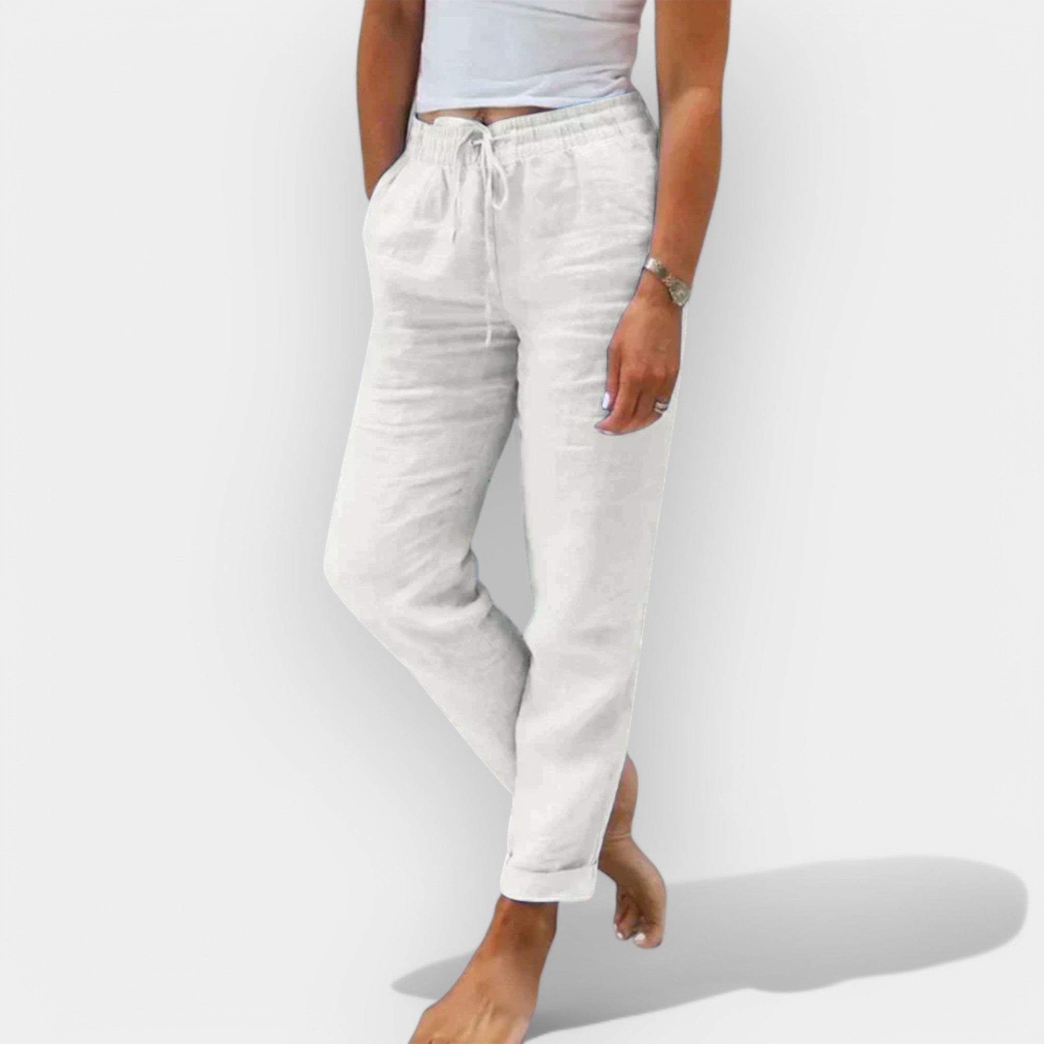 Diana | Airy Linen Summer Trousers