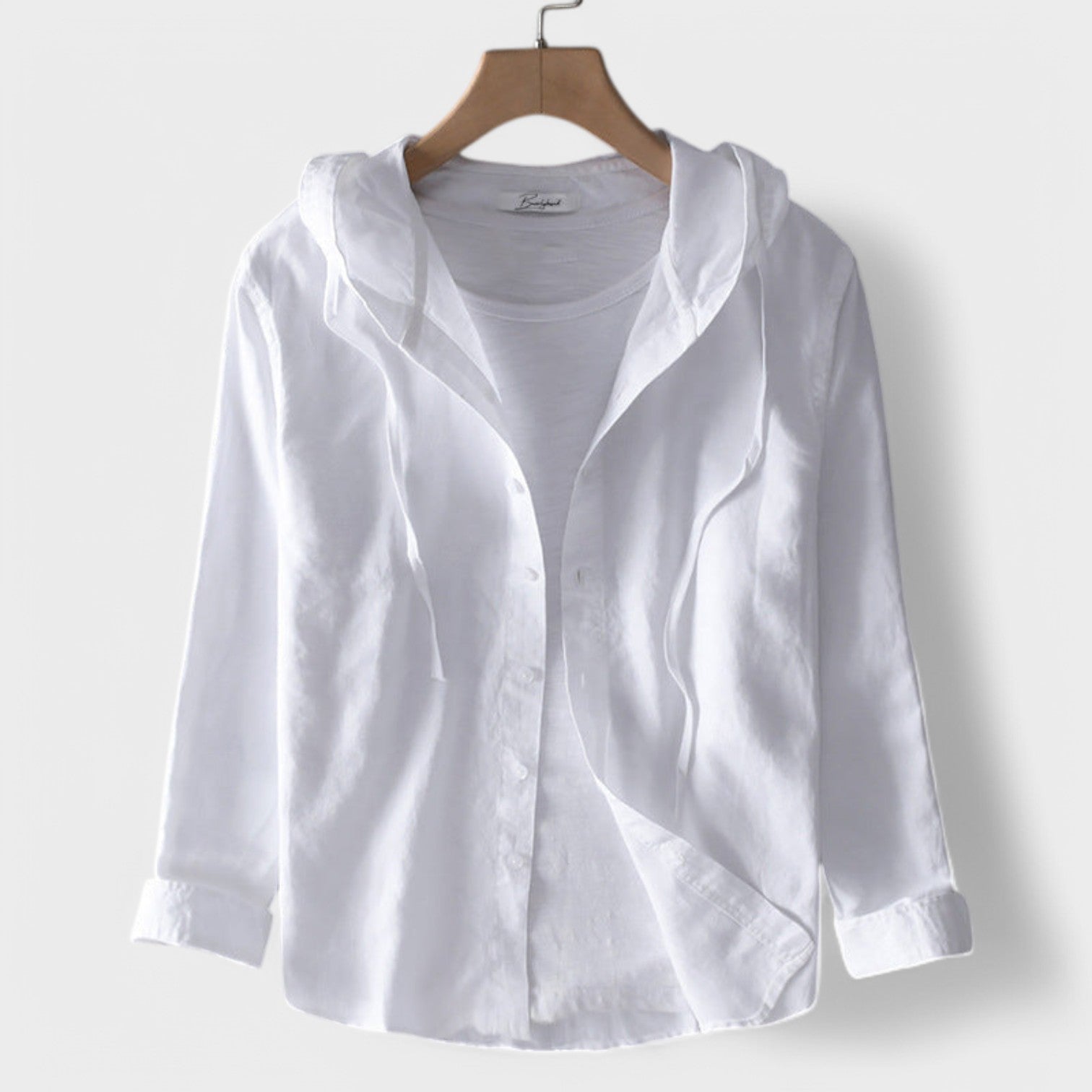 Clara | Cotton Shirt with Hood