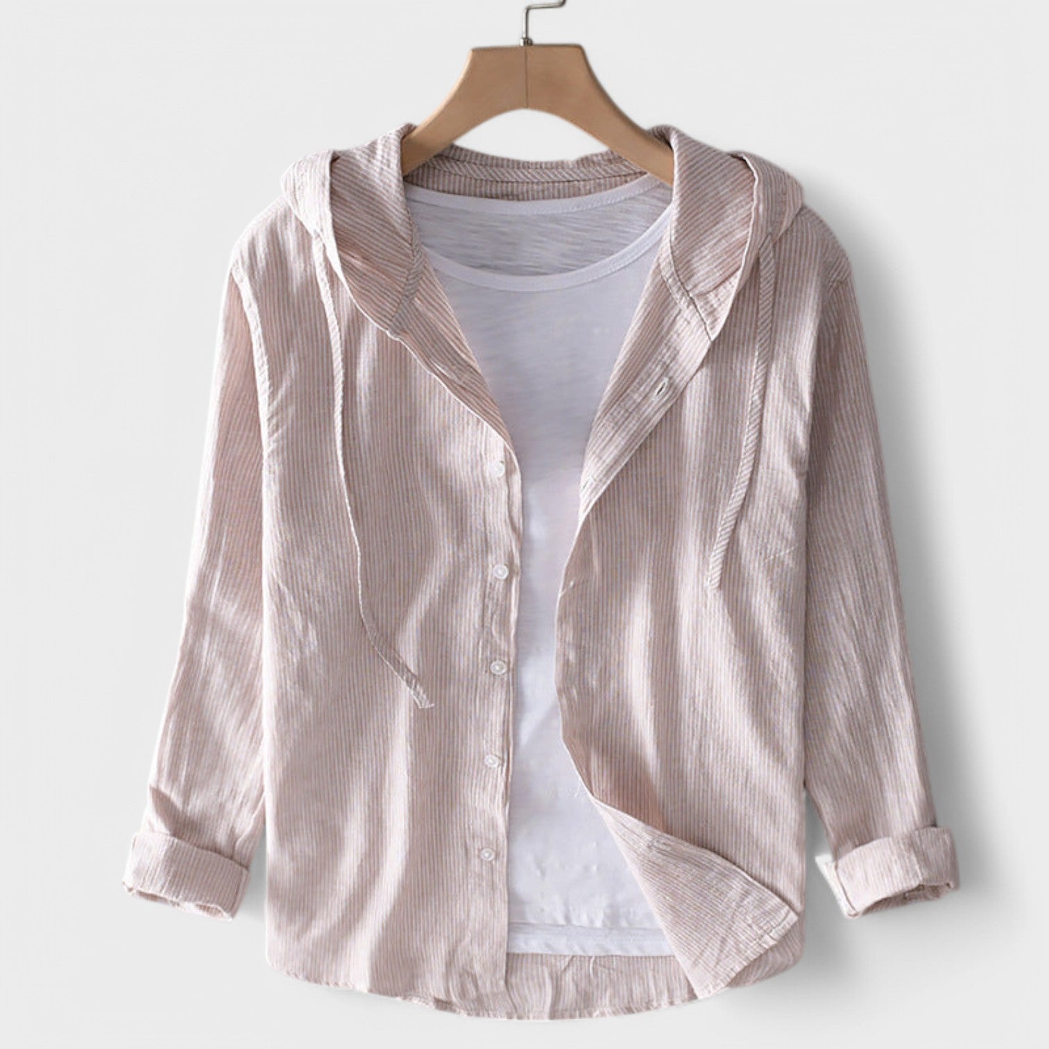 Clara | Cotton Shirt with Hood