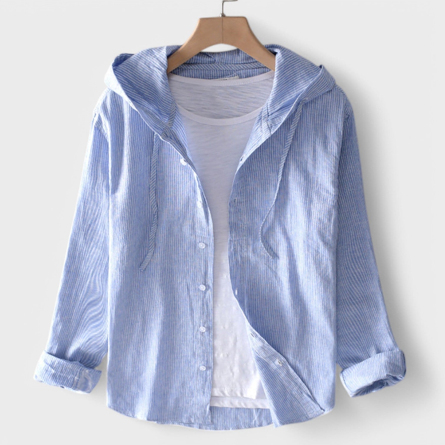 Clara | Cotton Shirt with Hood
