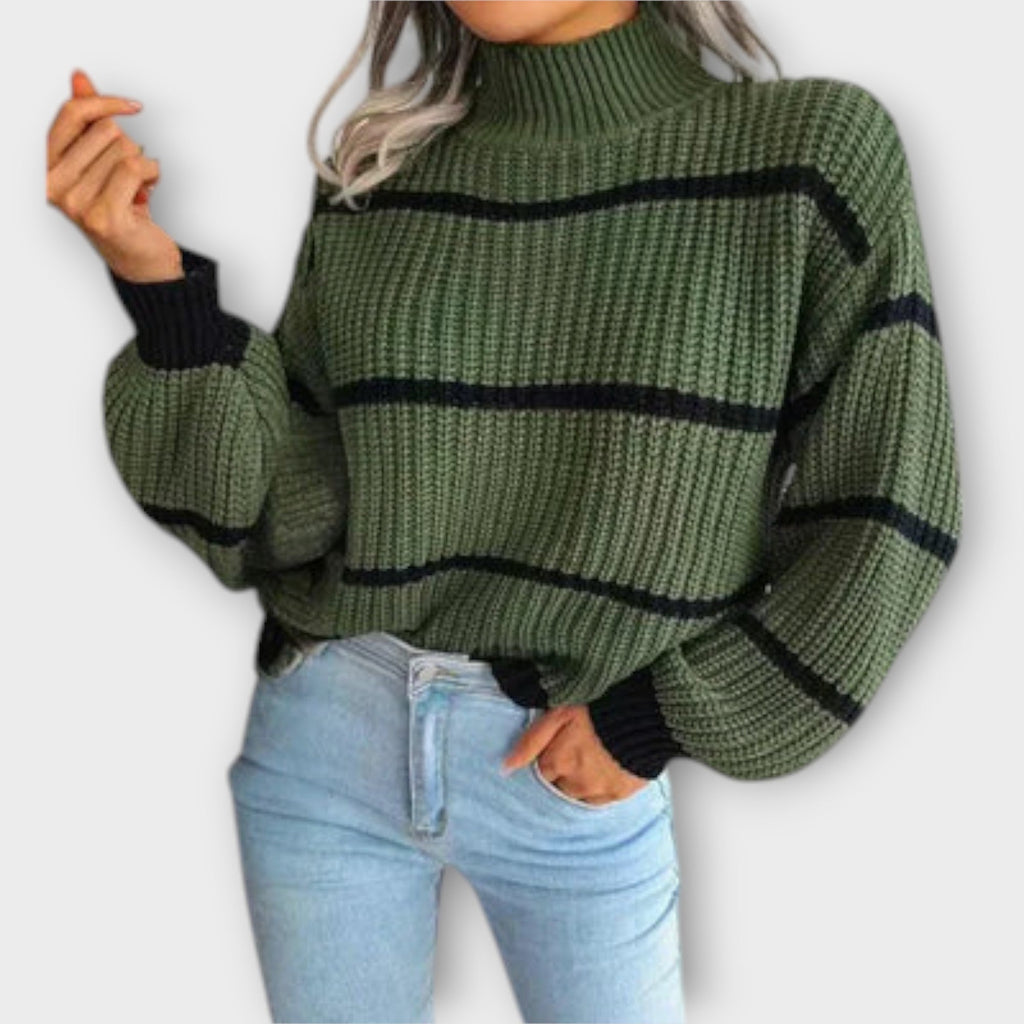 Chavala | Rolled and Striped Jumper
