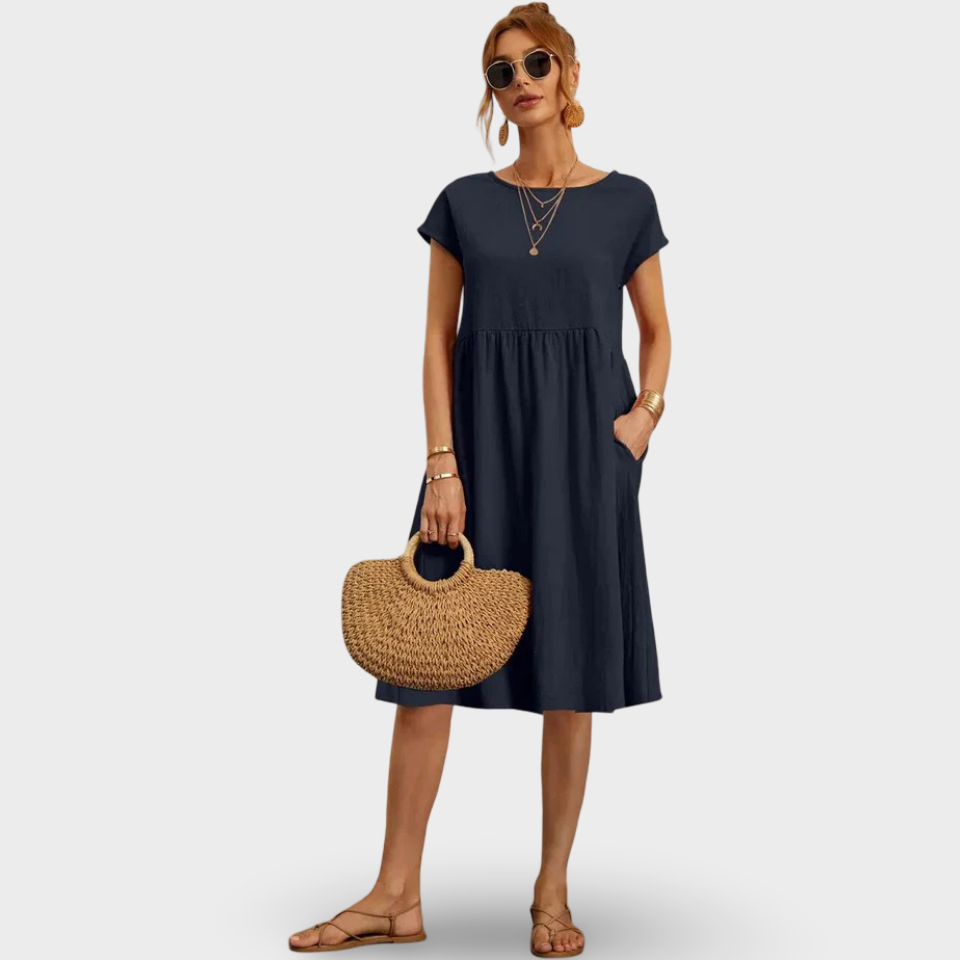 Sol | Elegant dress for festive occasions with summer lightness