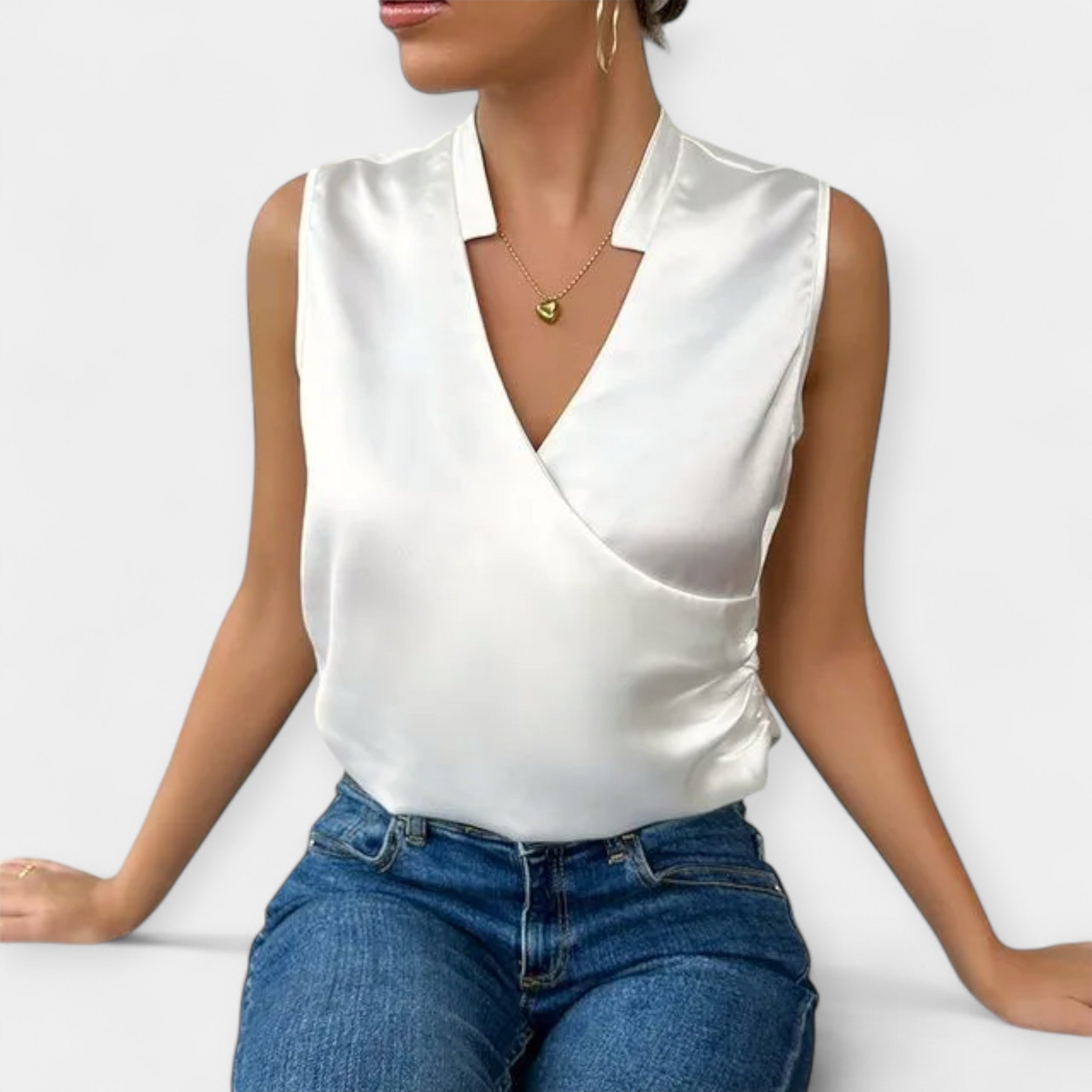Breeze | Sleeveless Plain Top